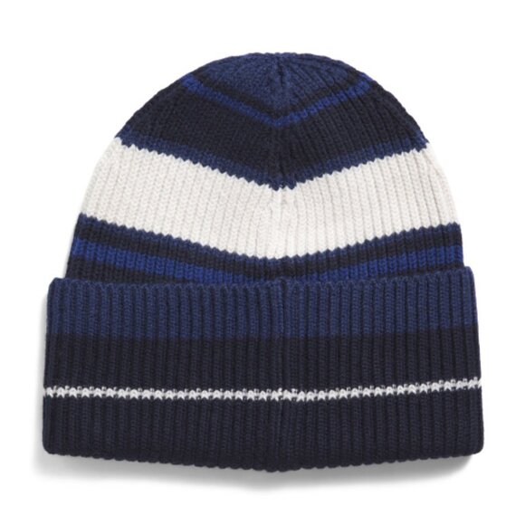 RAG & BONE Wool Blend Blake Striped Beanie - Picture 3 of 3